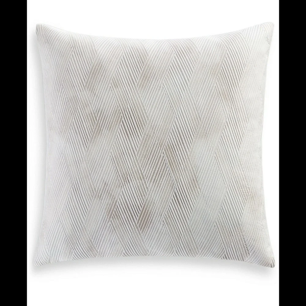 NEW Hotel Collection Lateral‎ Cotton (1) Euro European Pillow Sham